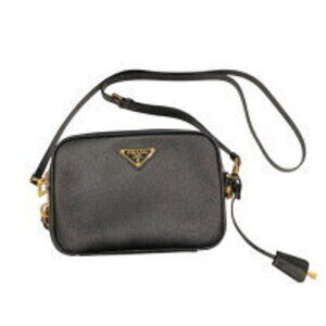 Prada Camera Bag Black Saffiano Leather